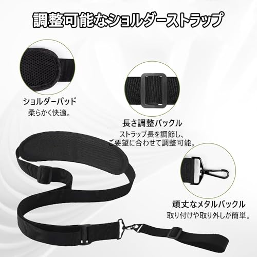 草刈り機用トリマーグリップ ショルダーストラップ付き 軽量 腰負担軽減 芝刈り・造園作業用