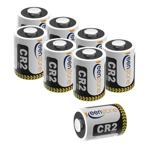 CR2 3V リチウム電池 8個入り 非充電式 PTC保護回路搭載 高容量 長寿命 小型カメラ・ゴルフ距離計・スマートホームデバイス対応