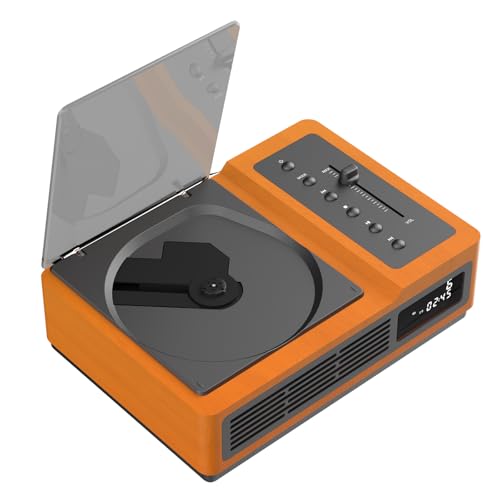 Thinkya CDプレーヤー グリーンゴールド 2.1CH ボトム・バス振動板 Bluetooth/USB/FM対応