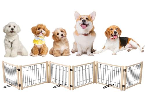 Oapety 室内用ペットゲート 折りたたみ式 犬用 脱走防止柵