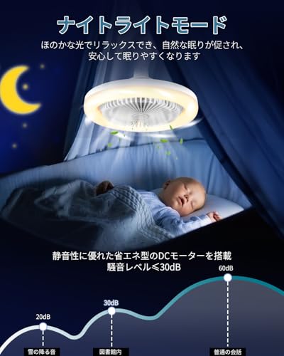 Alcides 天井扇風機 照明一体型 リモコン付き 6畳対応 24W 無段階調色調光 タイマー機能 DCモーター