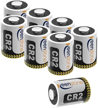 CR2 3V リチウム電池 8個入り 非充電式 PTC保護回路搭載 高容量 長寿命 小型カメラ・ゴルフ距離計・スマートホームデバイス対応