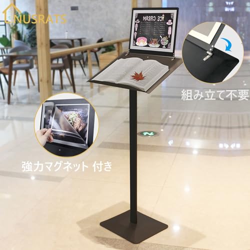NUSRATS 重量型 記名台スタンド 屋外対応 飲食店用ウェイティングスタンド