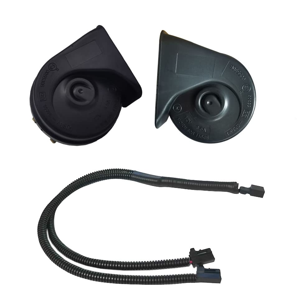 KYOUDEN トヨタ・レクサス汎用 12V 高音/低音 2個セット ホーン 純正サウンド 二股分岐ハーネス付