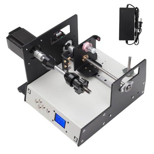 Elraxw 自動巻線機 900RPM 無段変速 LCD表示 18-46AWG対応 釣り糸・金属糸巻き取り