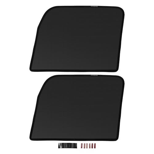 FUELHOOD ホンダ N-BOX JF5/JF6 メッシュサンシェード マグネット式 防ムシネット 車窓カーテン 運転席/助手席 サイド用 2枚