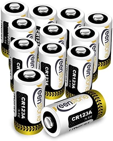 CR123A 3V 1600mAh リチウム電池 12個入り PTC保護回路搭載 非充電式 長寿命 高容量 懐中電灯・カメラ・スマートロック用