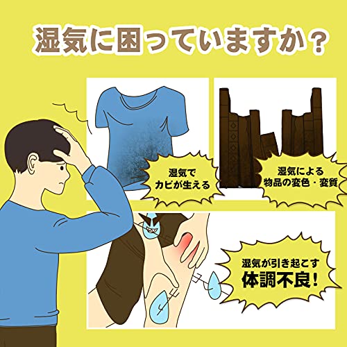 Vacplus 吊り下げ式 除湿剤 5個セット 防カビ 湿気取り 乾燥パック