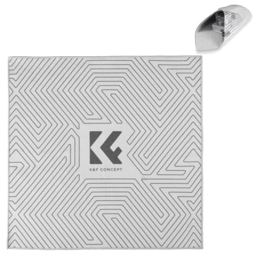 K&F Concept 自己粘着カメラクリーニングクロス 傷防止 折りたたみ式